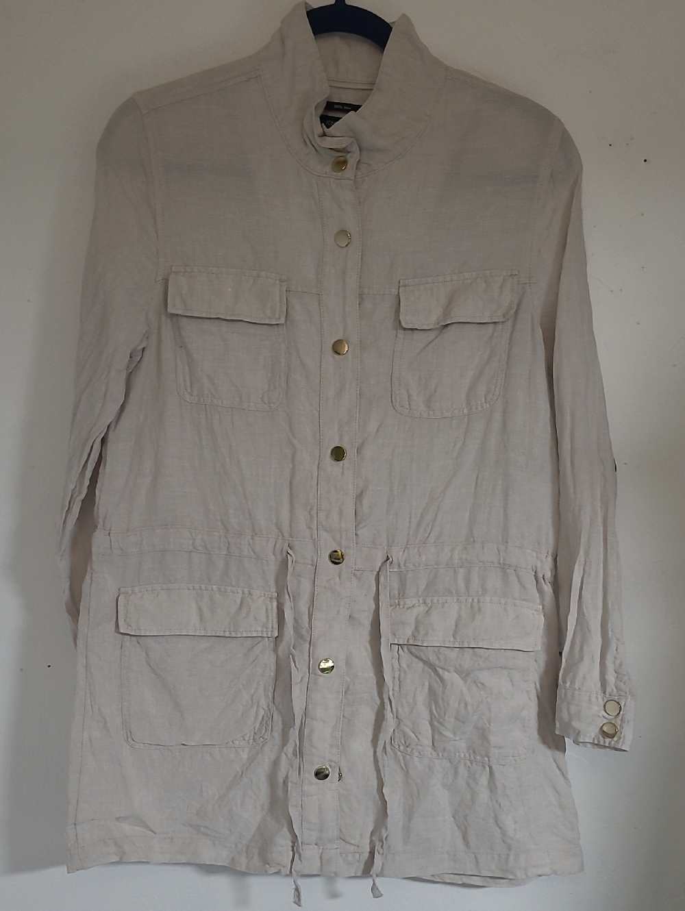 Jones & Co. Linen Utility Jacket